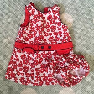 Baby GAP Infant Floral Dress sz 6-12 months